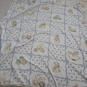 Vintage Toys + Bears Baby Blanket